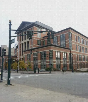 Downtown Worcester, Massachusetts street view